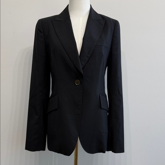 Burberry Jackets & Blazers - Burberry Size 6 Classic Black Women's Blazer
